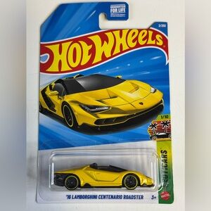 Hot Wheels 2016 LAMBORGHINI CENTENARIO ROADSTER EXOTICS 1/10
